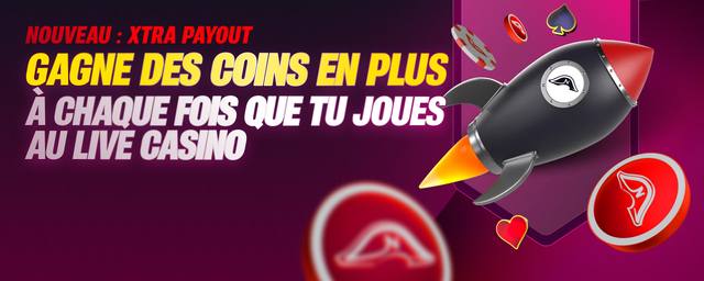 Bannière de jeux Casino Intense