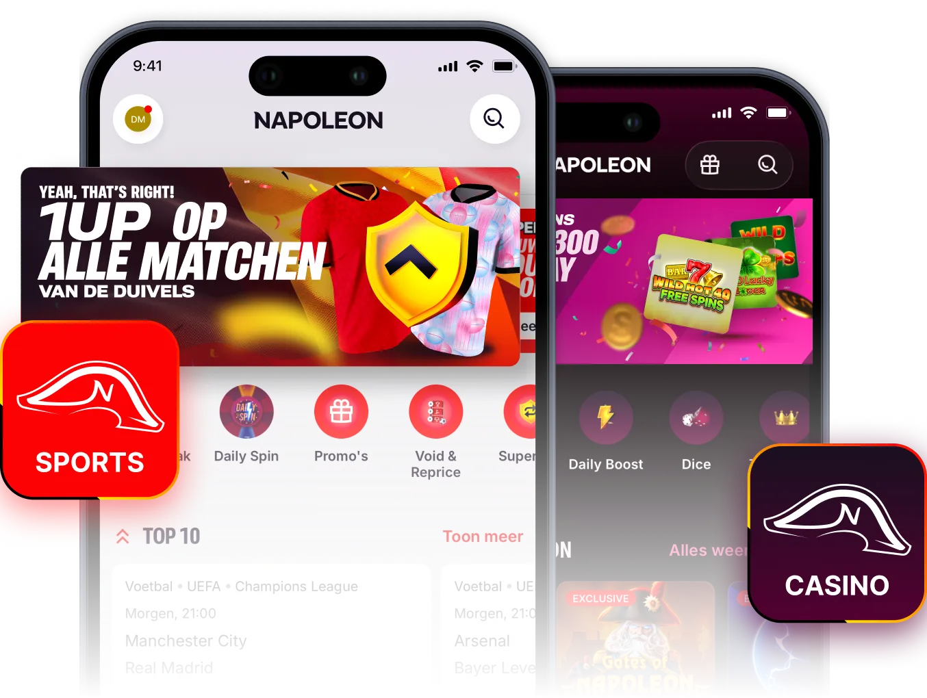 Napoleon sports and casino apps