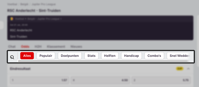 meer dan 200 wedopties